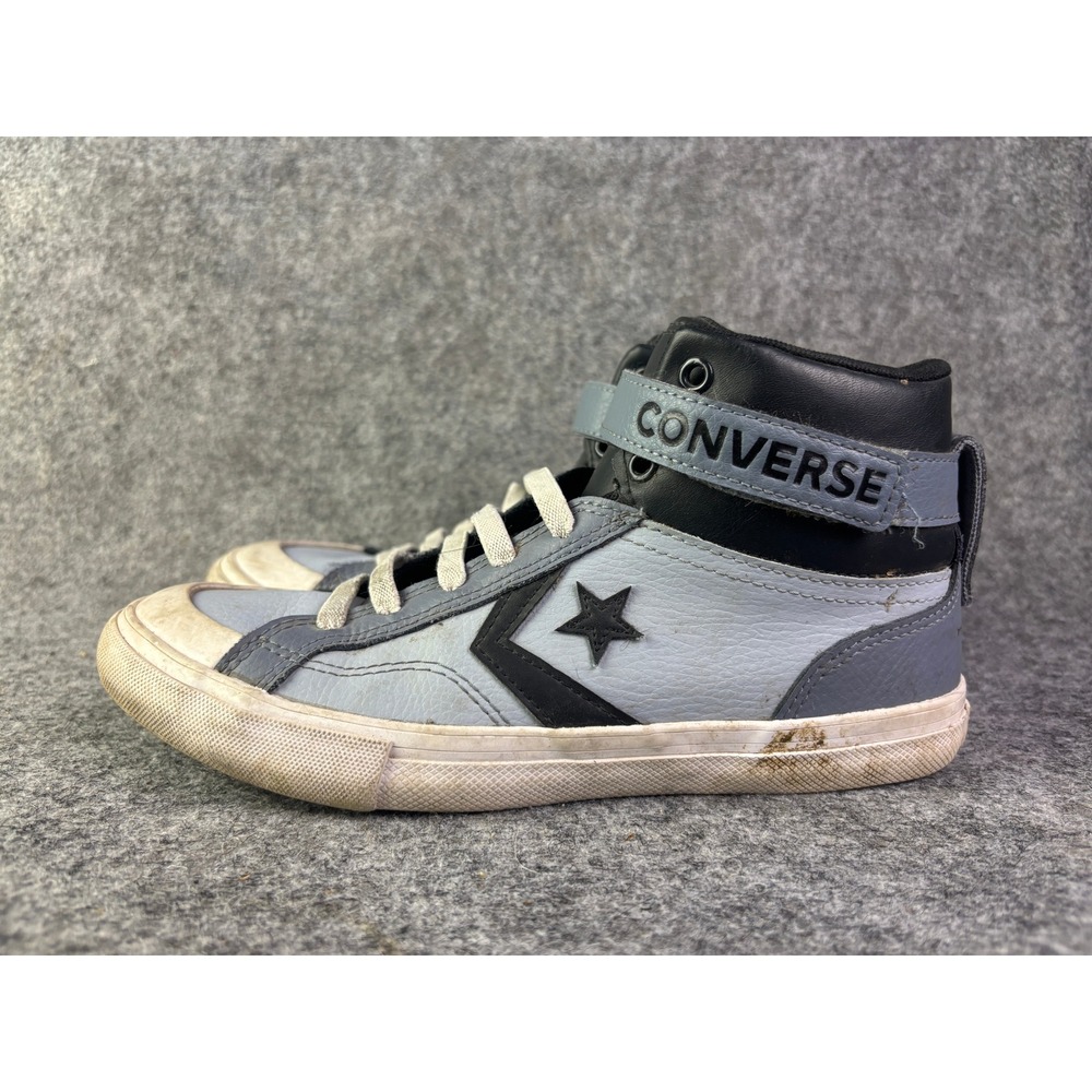 Converse Pro Blaze High Top Sneakers Kids Size 5 Blue Black Leather A05708C